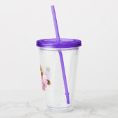 Verre En Acrylique Chipmunk Ballerina Duo (Gauche)