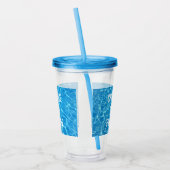 Verre En Acrylique Chlorine Est Mon Parfum Piscine Typographique (Gauche)