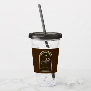 Verre En Acrylique Chocolat Moose Café