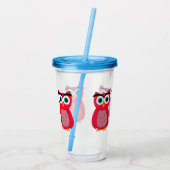 Verre En Acrylique Chouette (Dos)