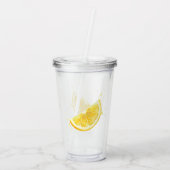 Verre En Acrylique Citron (Dos)