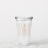 Verre En Acrylique Citrouille citrouille D'Aquarelle Épice| Orange Et (Dos)