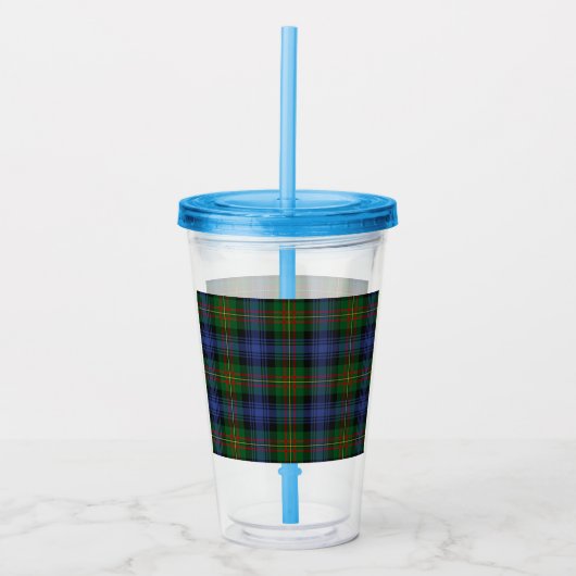 Verre En Acrylique Clan MacLaren Tartan Plaid (Devant)