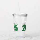 Verre En Acrylique Classe de Parties scintillant verte de 2025 (Gauche)