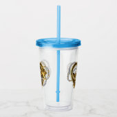 Verre En Acrylique Coeur vapeur avec un manomètre (Droite)