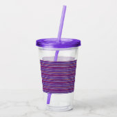 Verre En Acrylique Coled Striped (Dos)