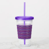 Verre En Acrylique Coled Striped (Devant)