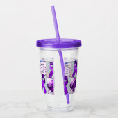 Verre En Acrylique Collage de sensibilisation à la maladie d'Alzheime (Gauche)