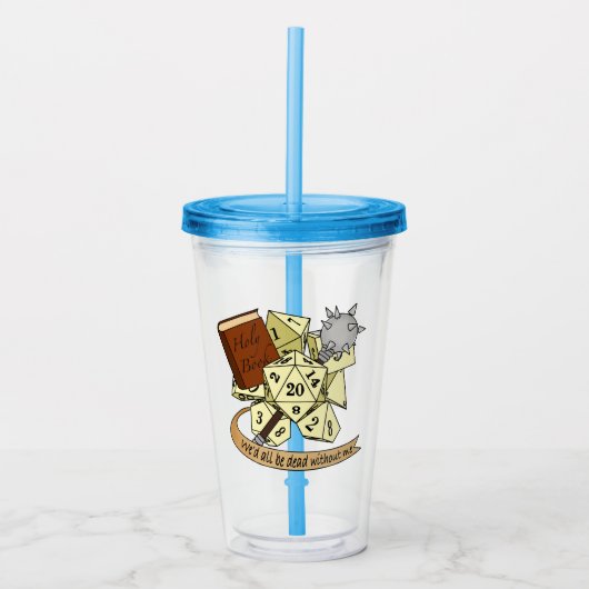 Verre En Acrylique Conception de dés de classe (Devant)