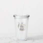 Verre En Acrylique Conception de dés de moine (Dos)