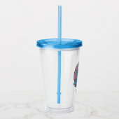 Verre En Acrylique Cookie Monster | Om Nom Nom Nom (Droite)