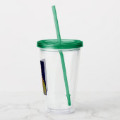 Verre En Acrylique Coq : tête libre (Gauche)