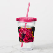 Verre En Acrylique Coupe de fleurs (Dos)