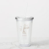 Verre En Acrylique Coupe de mariée de l'équipe mariée fête personnali (Dos)