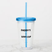 VERRE EN ACRYLIQUE COUPE DE POITRINE DADDY (Devant)