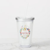 Verre En Acrylique Couronne florale (Dos)