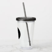 Verre En Acrylique Crâne n Os fumée noire agitateur acrylique (Gauche)