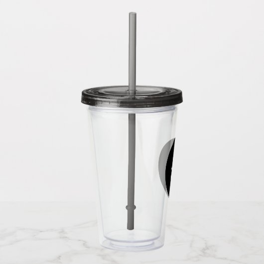 Verre En Acrylique Crâne n Os fumée noire agitateur acrylique (Droite)