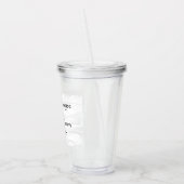 Verre En Acrylique Create Your Own ! (Gauche)