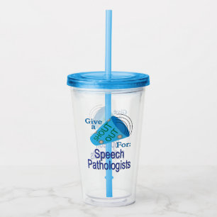 Verre En Acrylique Criez pour les orthophonistes