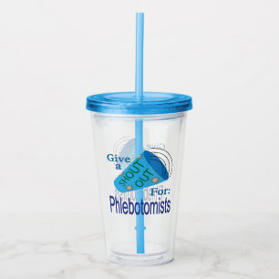 Verre En Acrylique Criez pour les phlébotomistes