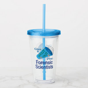 Verre En Acrylique Criez pour les scientifiques légistes