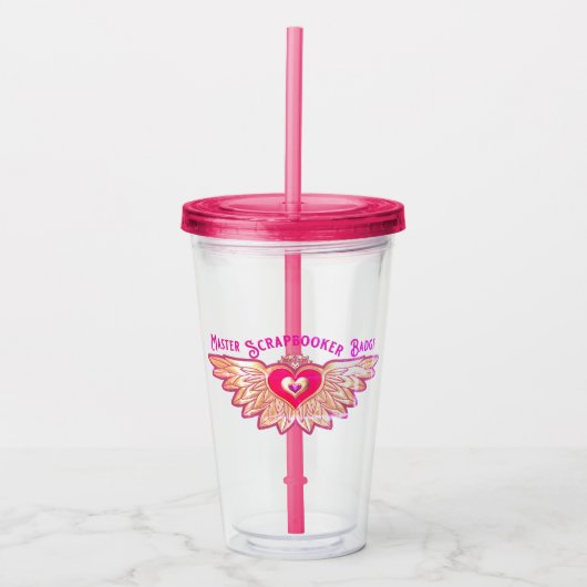 Verre En Acrylique Cropper Scrapbook Crafter (Devant)