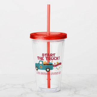 Verre En Acrylique CROPTOBERFEST 2024 Tumbler - Commencez le camion