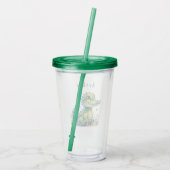 Verre En Acrylique Cuddly Croc Time - Personalized Kids' Tumbler (Dos)