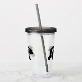 Verre En Acrylique Cuisine moderne Noir & Blanc Papa Ours (Gauche)