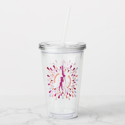 Verre En Acrylique Culbuteur acrobatique d'acrylique de gymnastique (Dos)