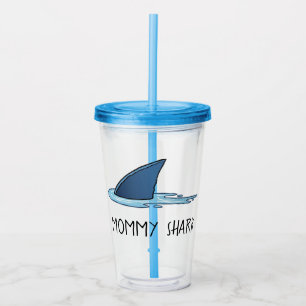 Verre En Acrylique Culbuteur de requin de maman