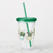 Verre En Acrylique Culbuteur mis en pot de plantes (Gauche)