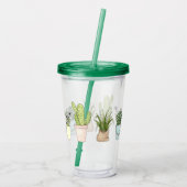 Verre En Acrylique Culbuteur mis en pot de plantes (Dos)