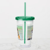 Verre En Acrylique Curieux tableau de tigre (Droite)