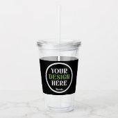 Verre En Acrylique custom, unique, sleek & minimalist (Devant)