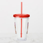 Verre En Acrylique Cute chat (Droite)