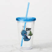 Verre En Acrylique Cute Dinosaur (Dos)