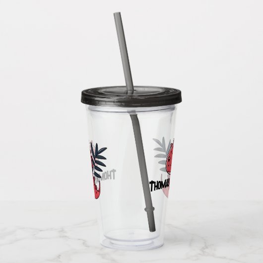 Verre En Acrylique Cute Dinosaur (Gauche)