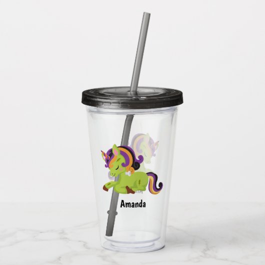 Verre En Acrylique Cute Frankenstein (Dos)