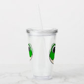 Verre En Acrylique Cute grenouille souriante (Gauche)