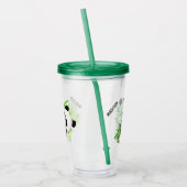 Verre En Acrylique Cute Pandas tondeuse de nom personnalisé 2/2 (Gauche)