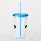Verre En Acrylique Cute Penguin (Droite)
