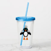 Verre En Acrylique Cute Penguin (Dos)