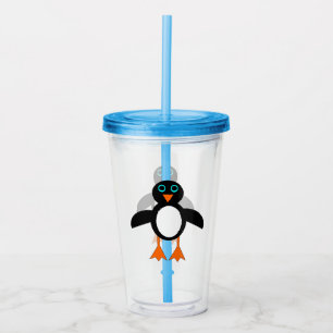 Verre En Acrylique Cute Penguin