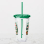 Verre En Acrylique Cute Woodland Creature arc-en-ciel valentine's (Droite)