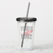 Verre En Acrylique Daddy Shark Worn Graphic (Dos)