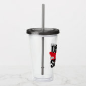 Verre En Acrylique Daddy Shark Worn Graphic (Droite)