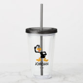 Verre En Acrylique DAFFY DUCK™ avec une excellente idée (Devant)