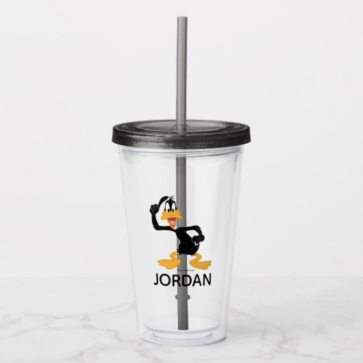 Verre En Acrylique DAFFY DUCK™ avec une excellente idée (Devant)